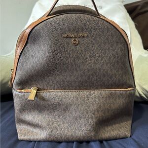 Michael Kors Brown Backpack